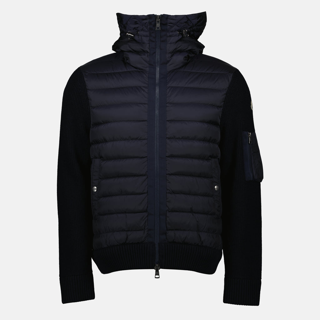 Image of the Moncler Men's Zip Cardigan - Fall-Winter 2025 - Front View