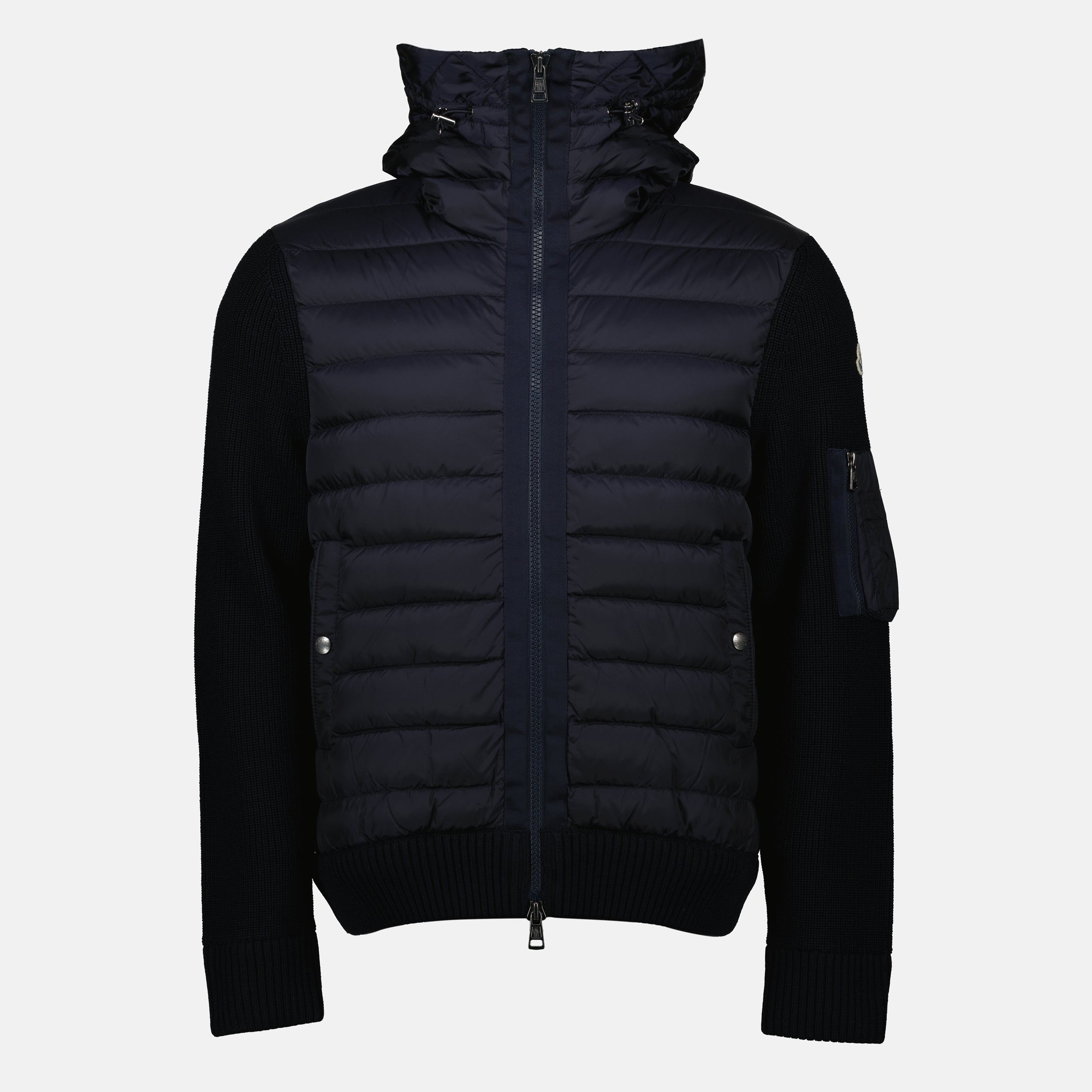 Image of the Moncler Men's Zip Cardigan - Fall-Winter 2025 - Front View