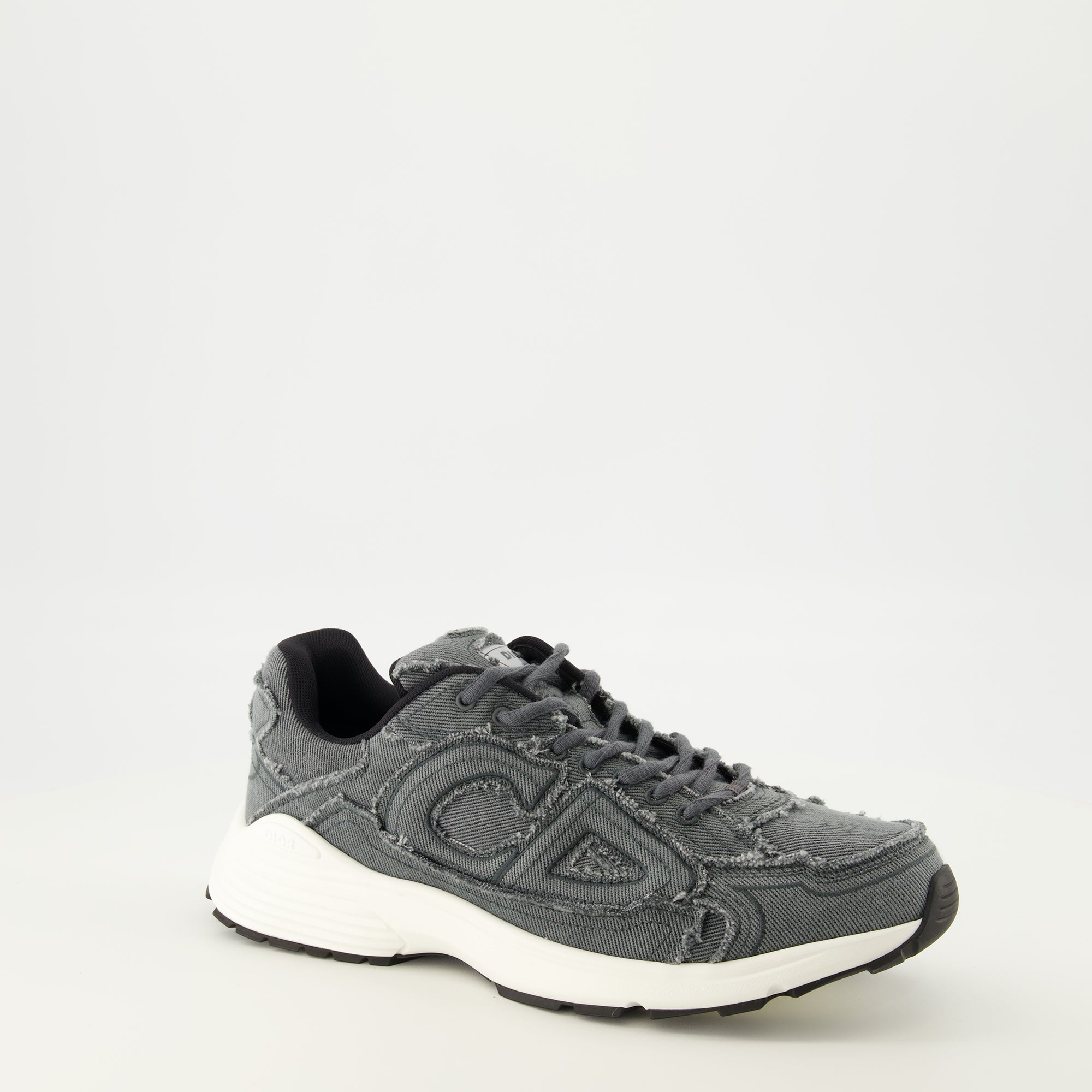 Baskets Baskets B30 effet denim grises Dior Gris Homme
