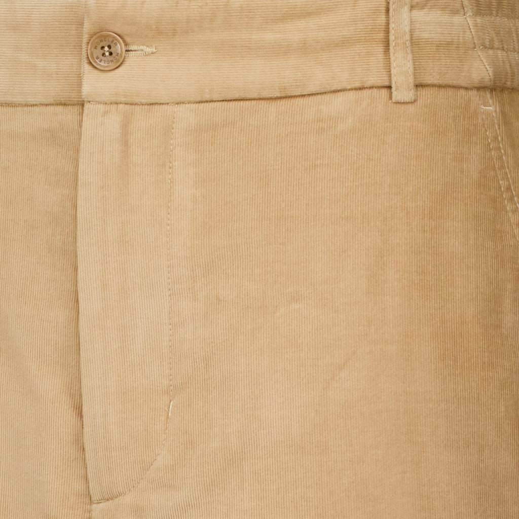 Pantalons Pantalon en velours côtelé beige Moncler Beige Homme