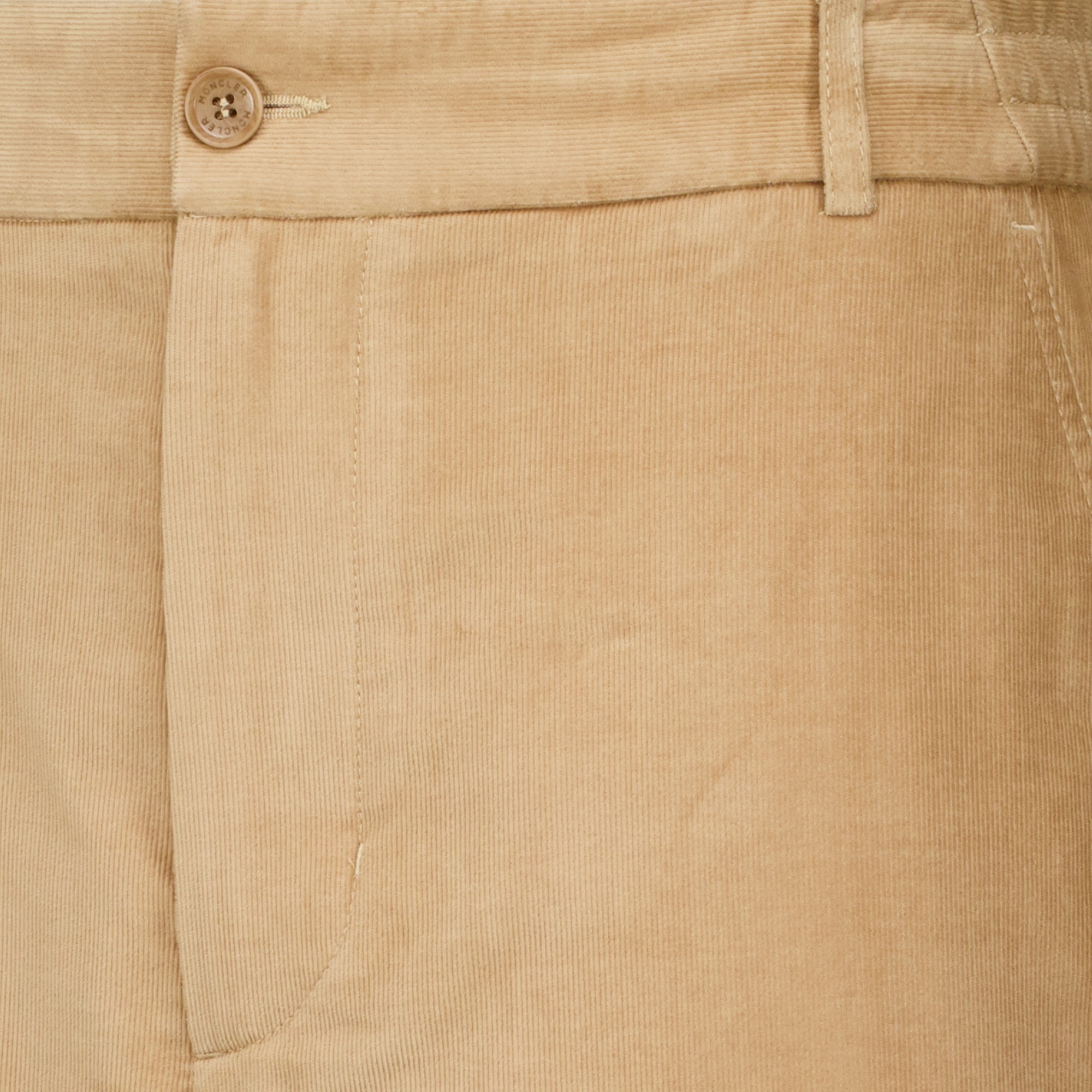 Pantalons Pantalones de Corduroy Beige Moncler Beige Homme