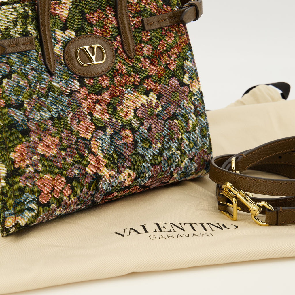 Sacs à main et épaule Cabas Mini Ricamato Valentino Garavani Vert Femme