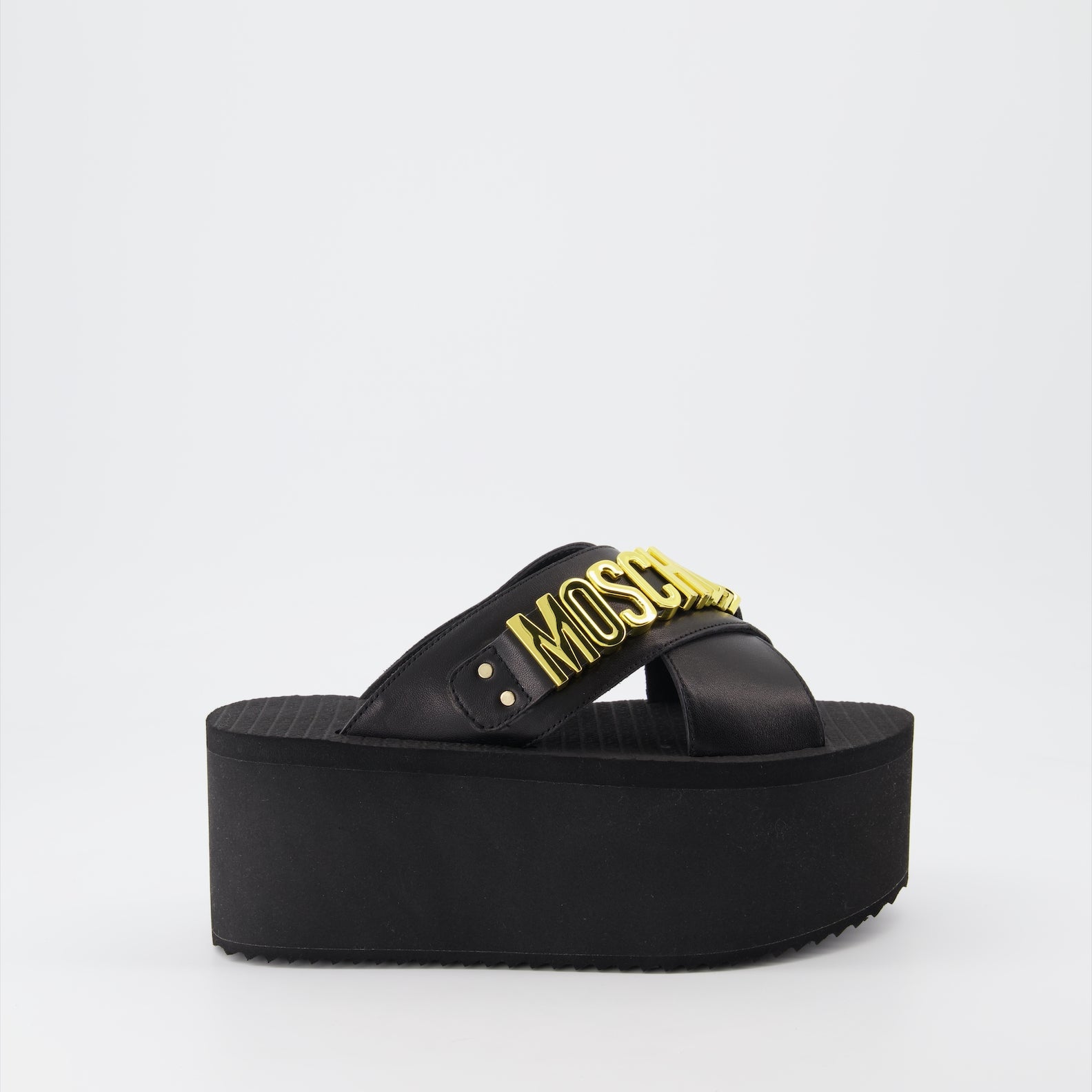 Plateauschuhe MA28118I1G MF0 000 nero Moschino Schwarz Femme