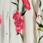 Kleider F6AEHT GDA9E ha3vl garofani fdo bco nat Dolce & Gabbana Rosa Femme