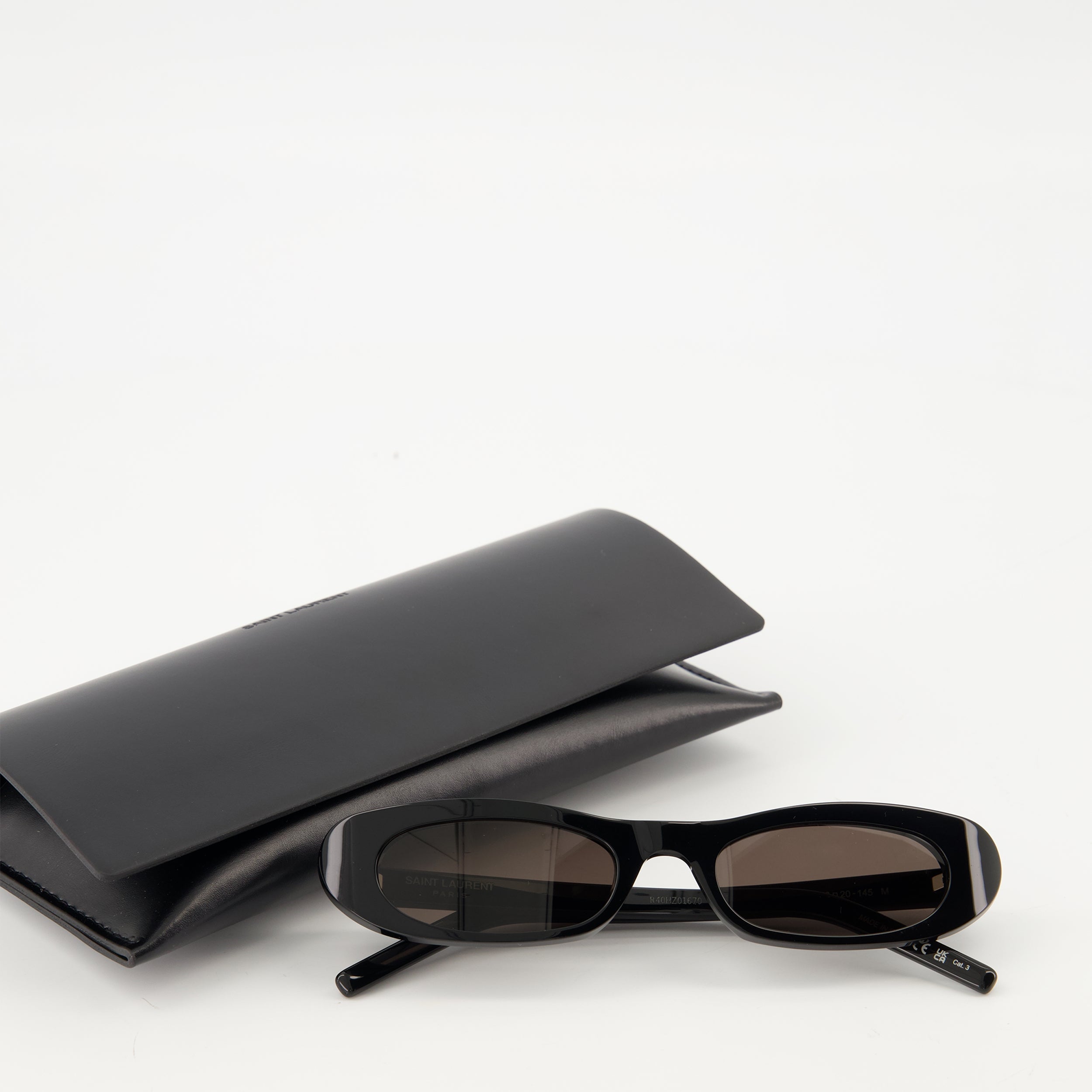 Lunettes SL 557 Shade Sunglasses Saint Laurent Noir Unisexe