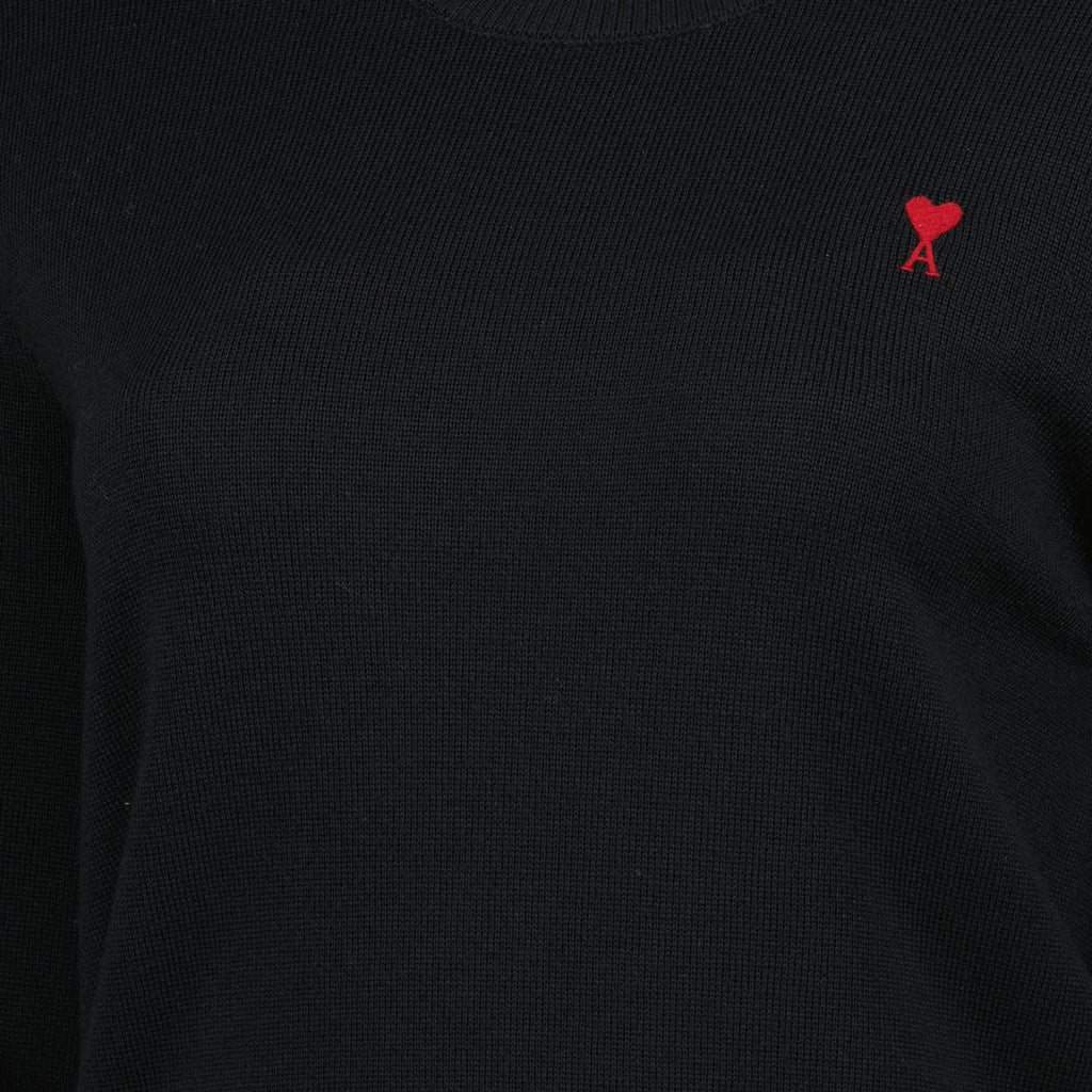 여성을 위한 Ami PARIS 브랜드의 Ami 하트 스웨터 이미지 - 2025 가을-겨울 - 상세 보기 6