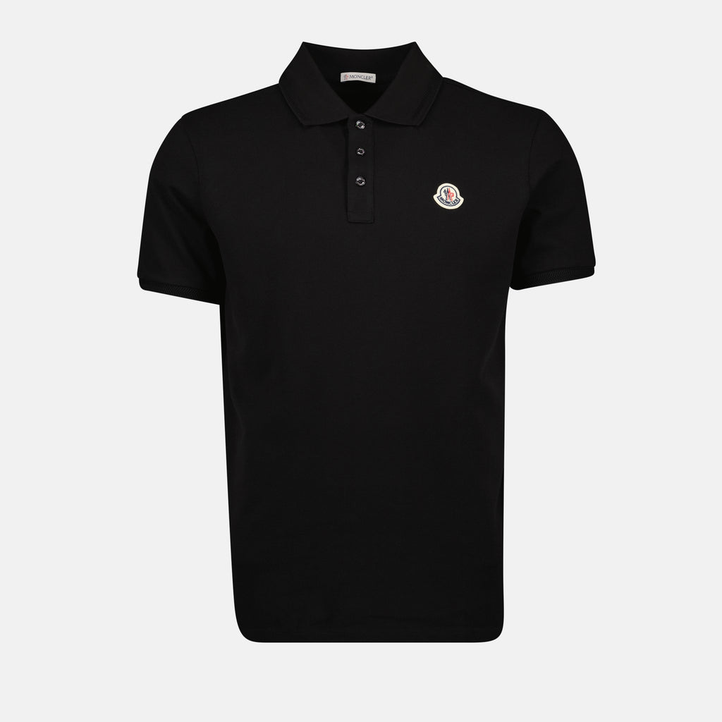 Polo shirts Logo Polo Moncler Black Homme