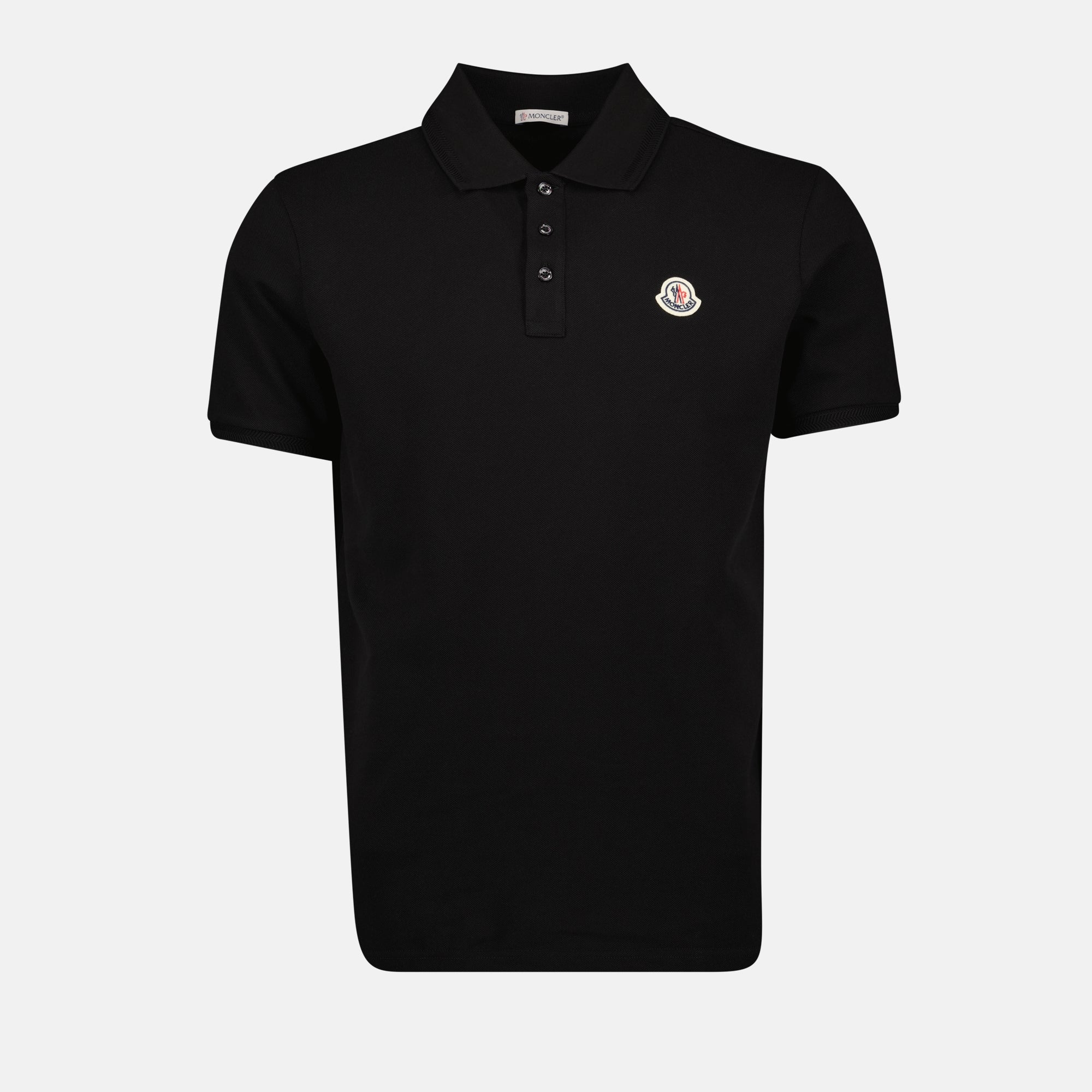 Polo shirts Logo Polo Moncler Black Homme