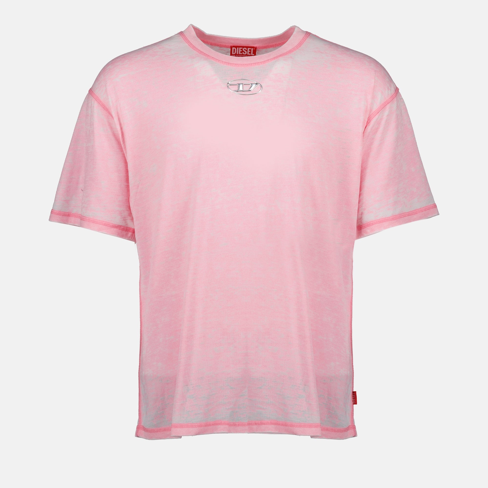 T-shirts Faded T-boxt-pak T-shirt Diesel Pink Homme