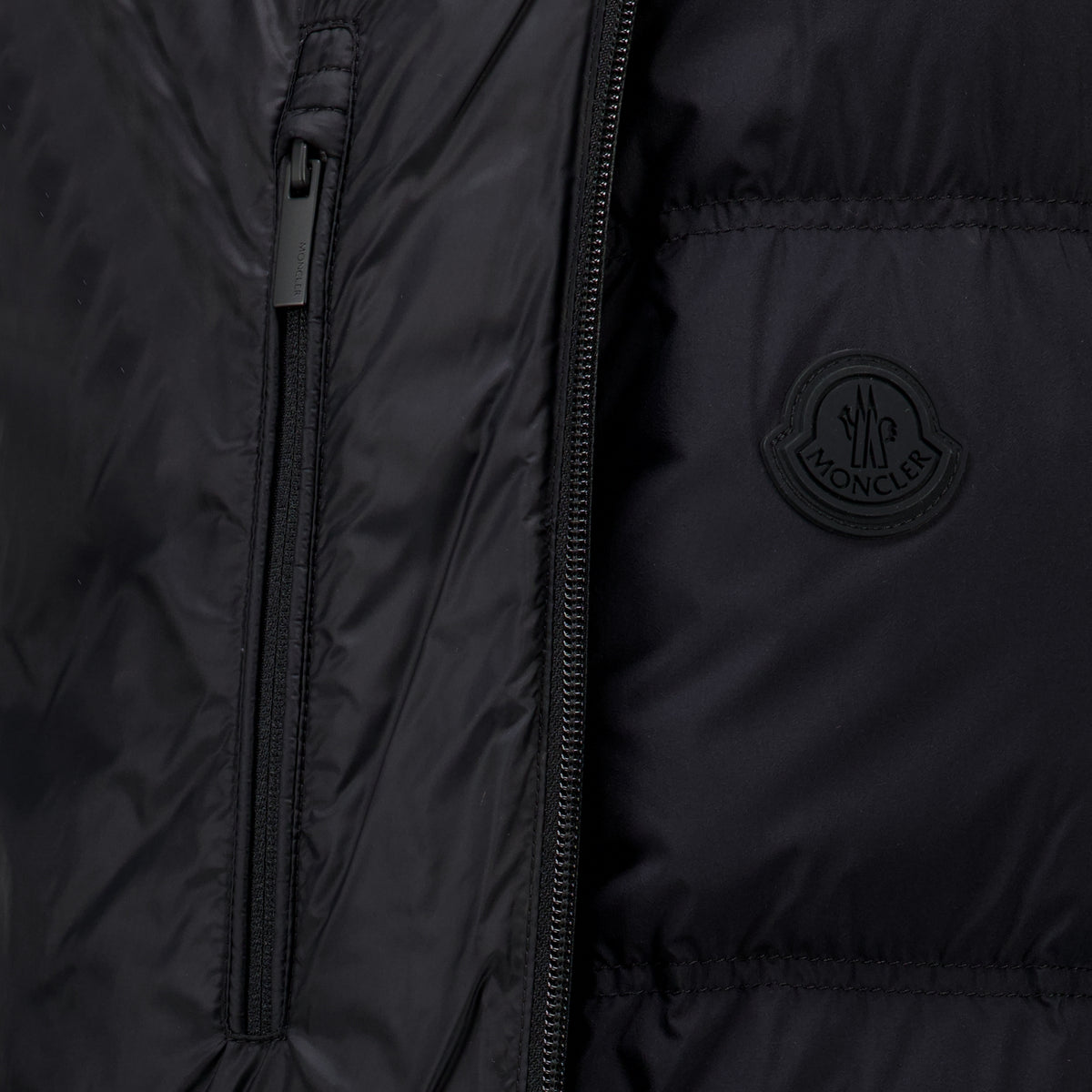 Manteaux ブラック ポワチヴァン ダウンジャケット Moncler Noir Homme