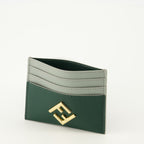Imagen del portacartas Ff Diamonds verde de la marca Fendi para Mujer - Temporada Otoño-Invierno 2025 - Vista Detallada 2