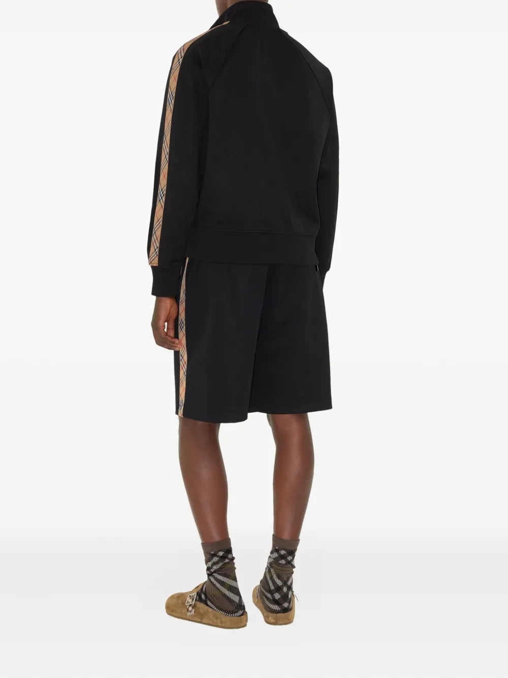 Sweatshirts Veste de survêtement noire Burberry Noir Homme