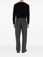 Imagen del suéter de lana a cuadros de Burberry para hombre - Otoño-Invierno 2025 - Vista Detallada_1