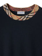 Imagen del suéter de lana a cuadros de Burberry para hombre - Otoño-Invierno 2025 - Vista Detallada_4