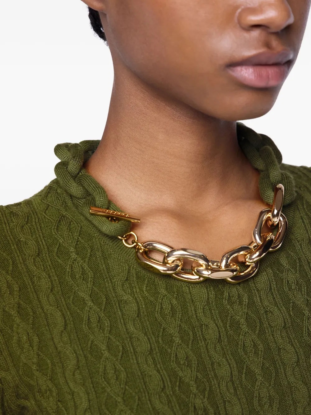 Bild des Chain Pullovers von Rabanne für Damen - Herbst-Winter 2025 - Detailansicht 7