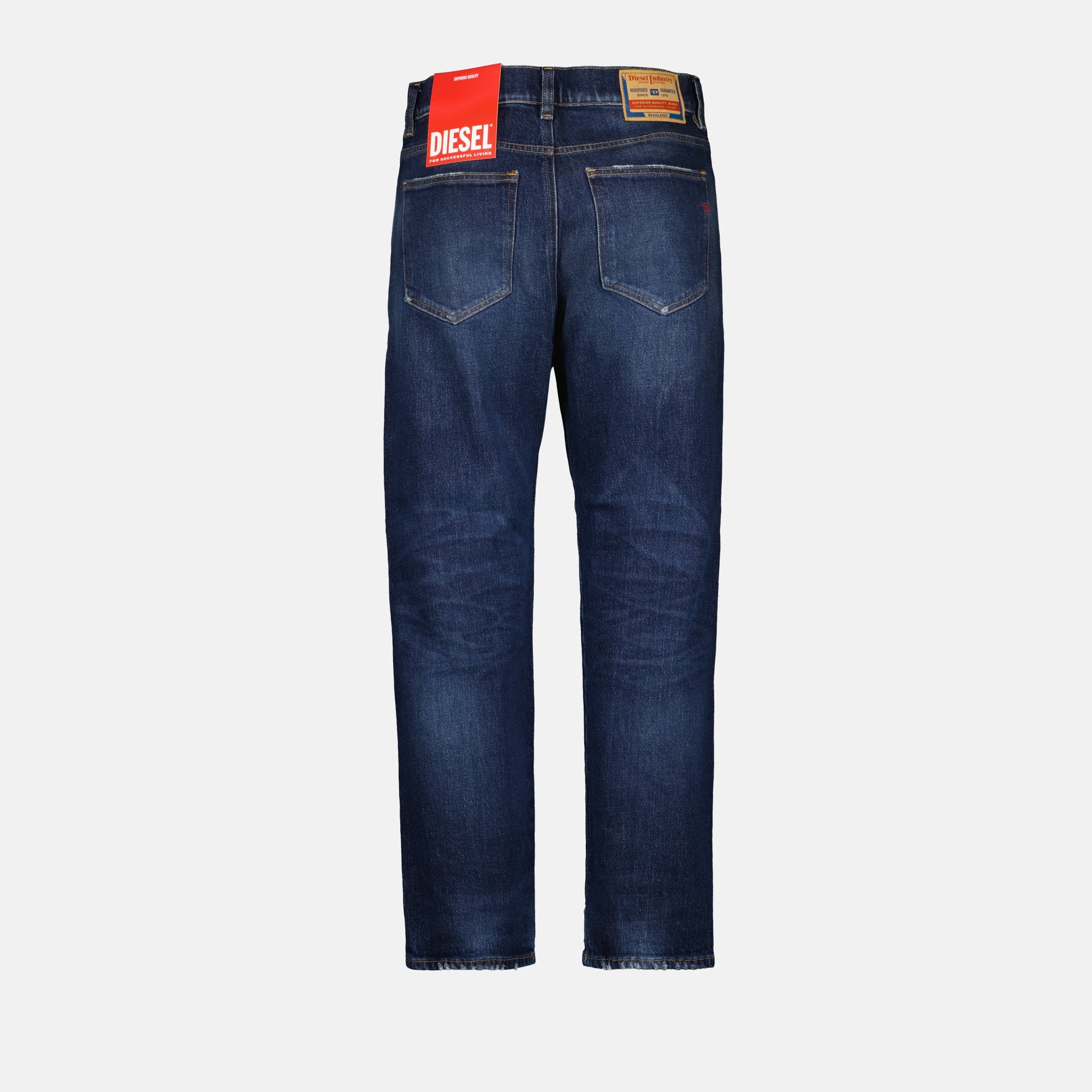 Pantalons Jean droit 2016 D-Air Diesel Bleu Femme