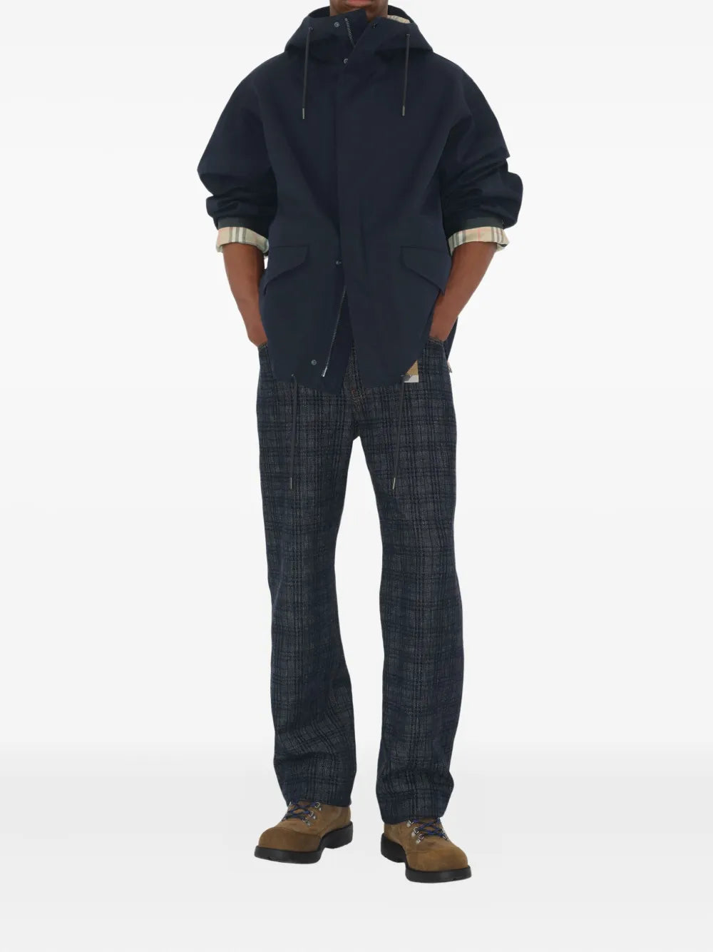 버버리 브랜드 남성용 짧은 파카 이미지 - 2025 가을-겨울 - 상세 보기 8