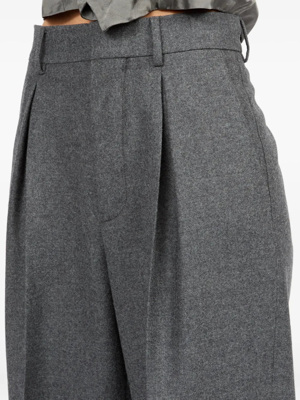 Pantalons City Pants Mm6 Gris Femme