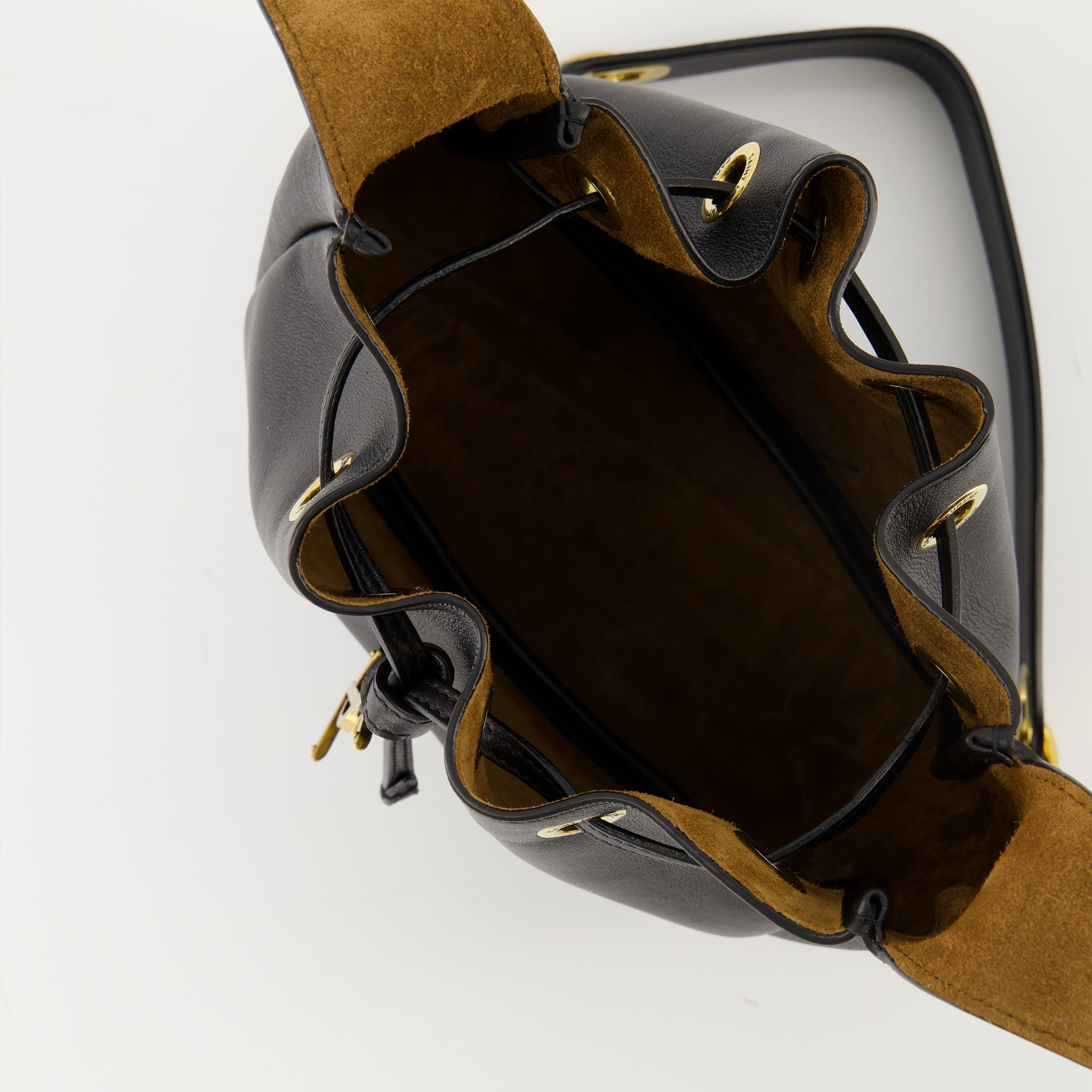 Immagine della borsa a secchiello Saint Laurent per donna - Autunno-Inverno 2025 - Vista Dettagliata_3