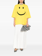 Image of the Moschino Women's Smiley T-shirt - Autumn-Winter 2025 Season - Back View