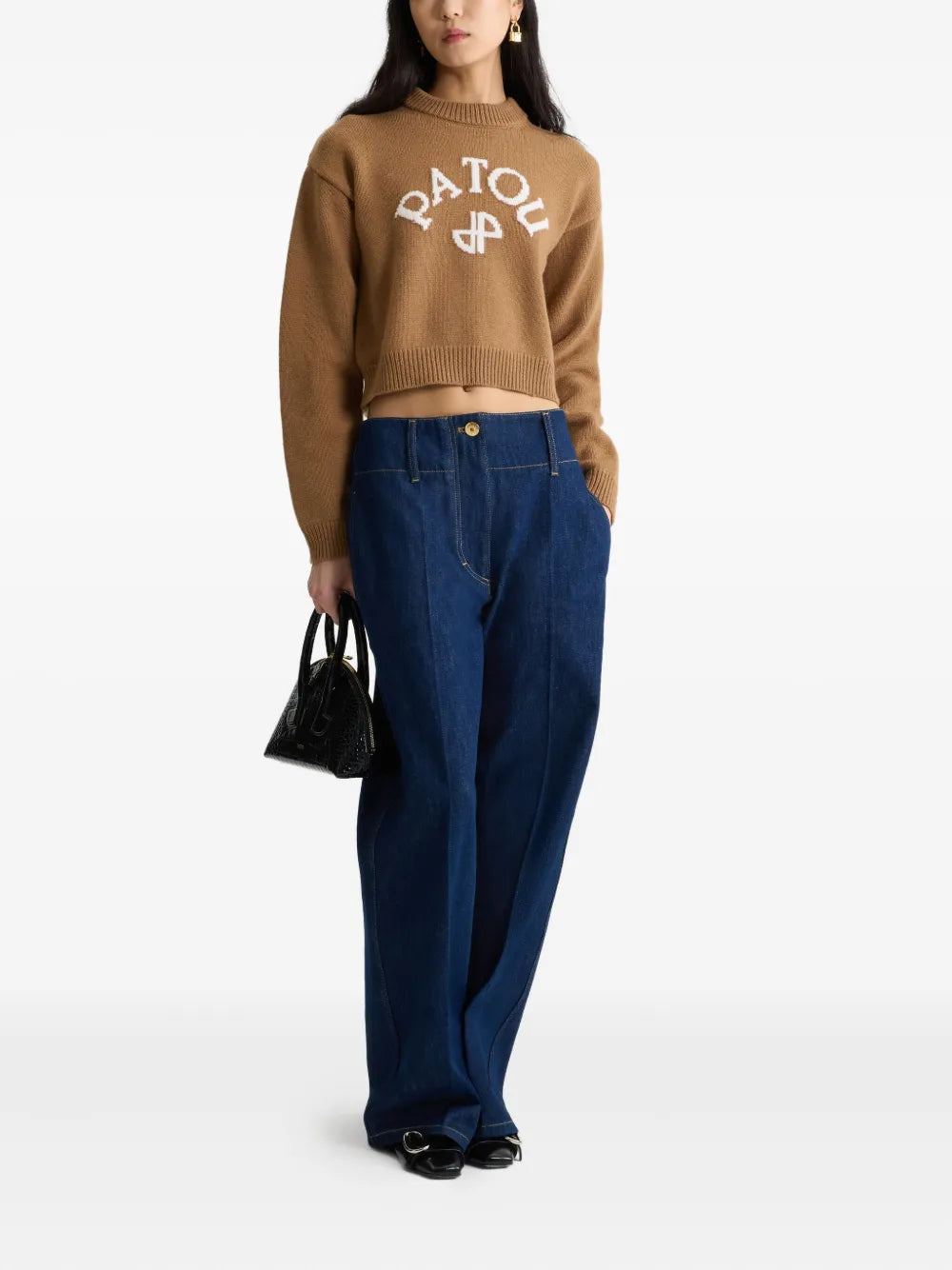 Image de l'article Pull en laine de la marque Patou pour Femme - Saison Automne-Hiver 2025 - Vue de Dos