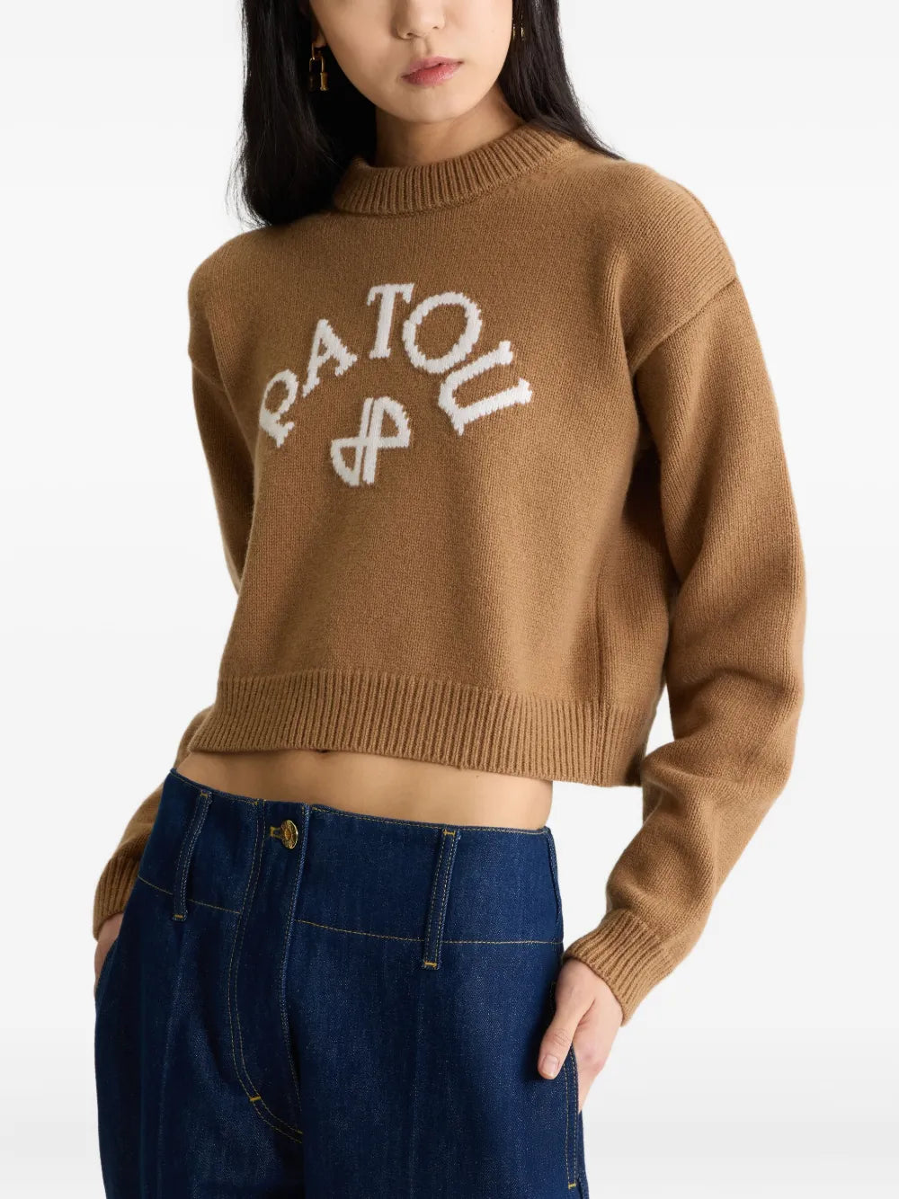 Image de l'article Pull en laine de la marque Patou pour Femme - Saison Automne-Hiver 2025 - Vue détaillée_4