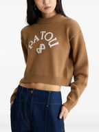 Bild des Patou Wollpullovers für Frauen - Herbst-Winter 2025 - Detailansicht_4