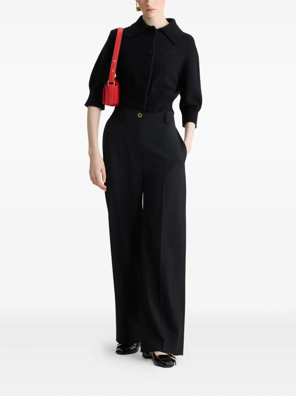 여성용 파투 브랜드 울 카디건 이미지 - 2025 가을-겨울 시즌 - 뒤보기