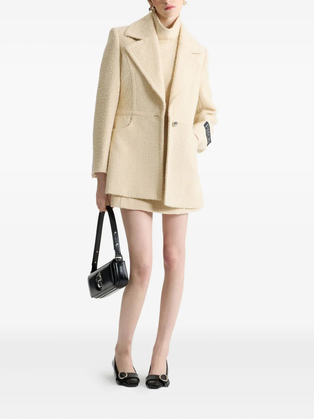 Image of the Patou Women's Tweed Jacket - Autumn-Winter 2025 - Back View