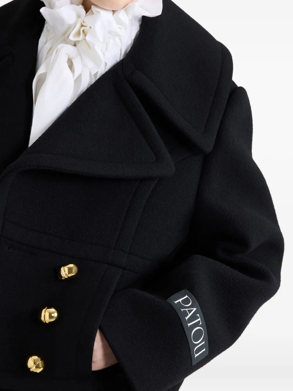 Image de l'article Veste en laine de la marque Patou pour Femme - Saison Automne-Hiver 2025 - Vue détaillée_4