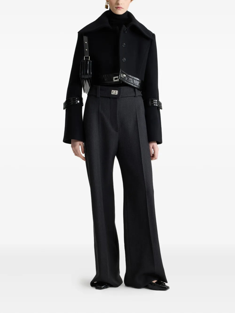 Image de l'article Veste courte en laine de la marque Patou pour Femme - Saison Automne-Hiver 2025 - Vue de Dos