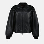 Manteaux Bomber en cuir L-Ilyan Diesel Noir Femme