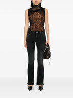Image of the Diesel D-Ebbey L.30 jeans for women - Autumn-Winter 2025 - Back View