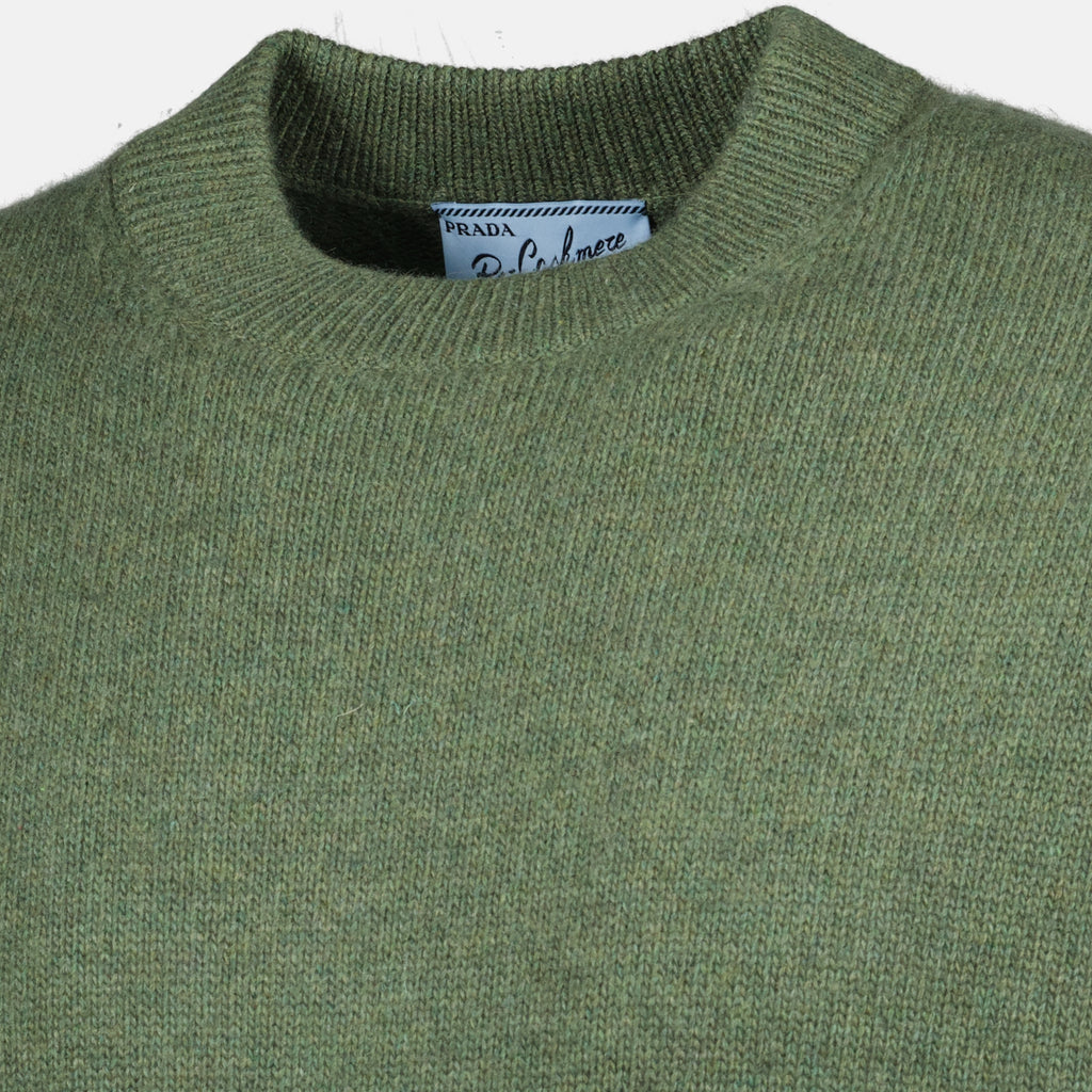 Maille Pull vert en re-cachemire Prada Vert Homme