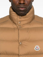 Vestes Giacca in Piuma Senza Maniche Tibb Moncler Beige Homme