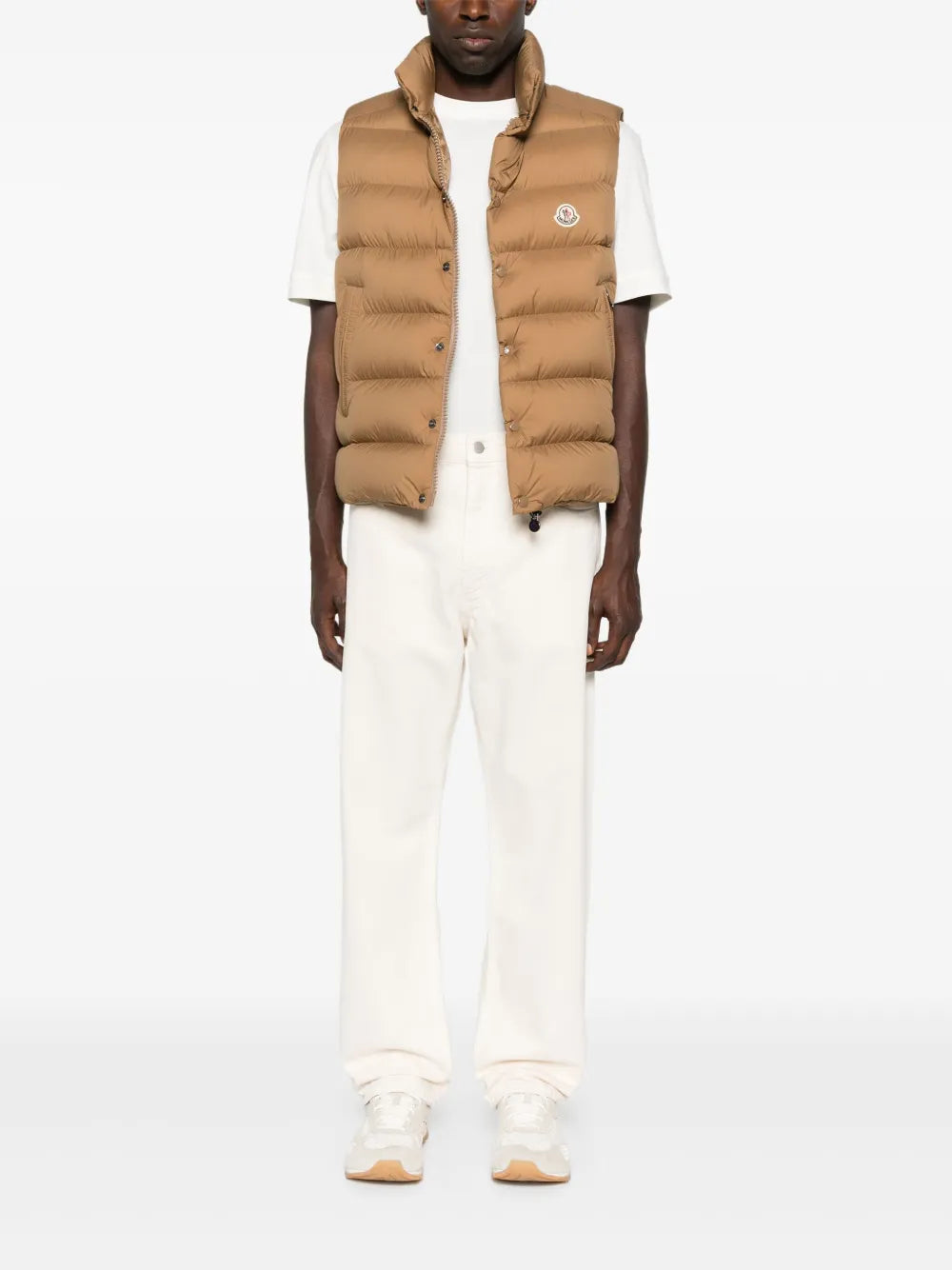 Vestes Tibb Ärmellose Daunenjacke Moncler Beige Homme