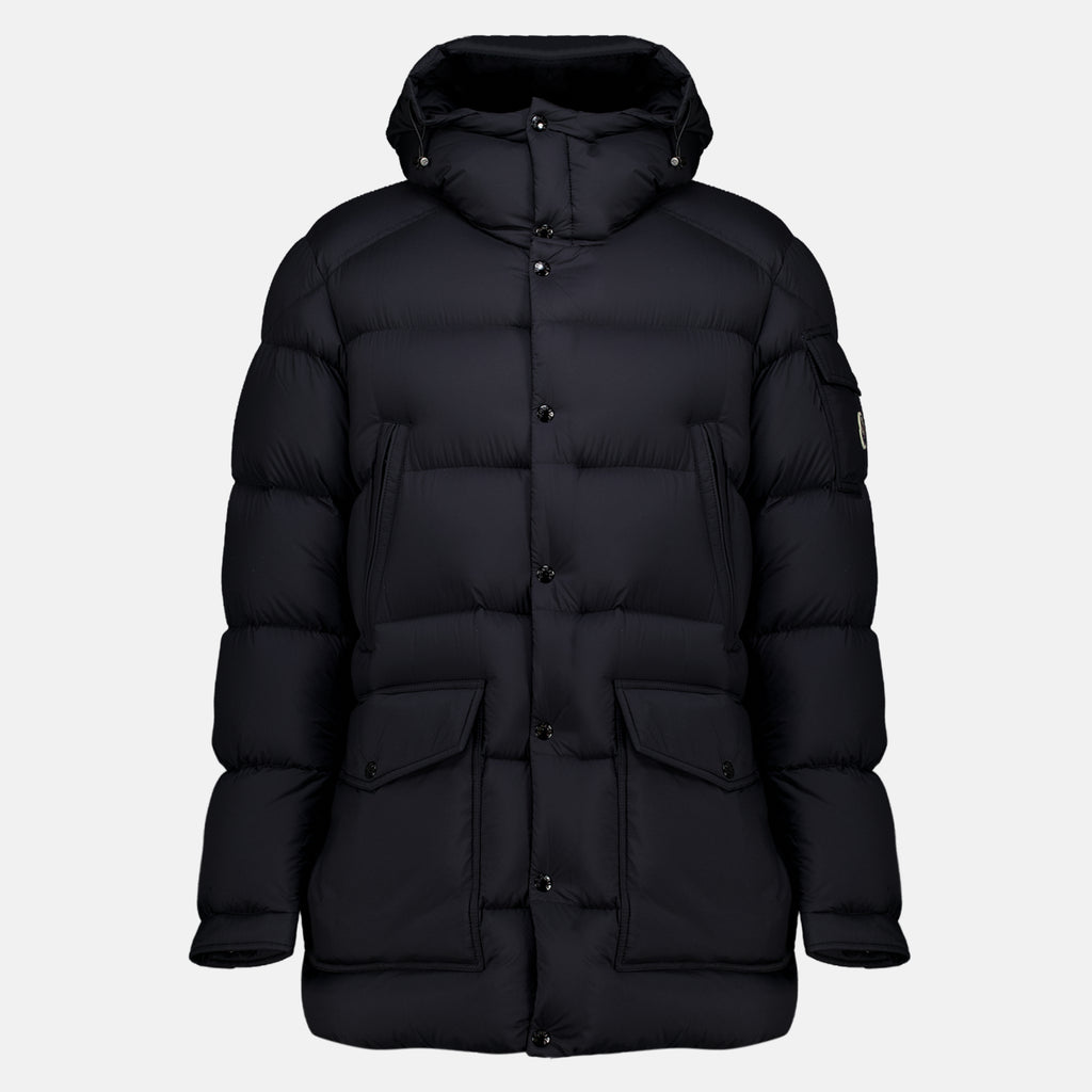 Manteaux Mid-Length Down Jacket Bretagne Moncler Noir Homme