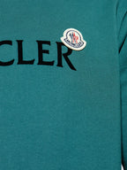 스웨터 로고 스웻셔츠 Moncler 녹색 남성