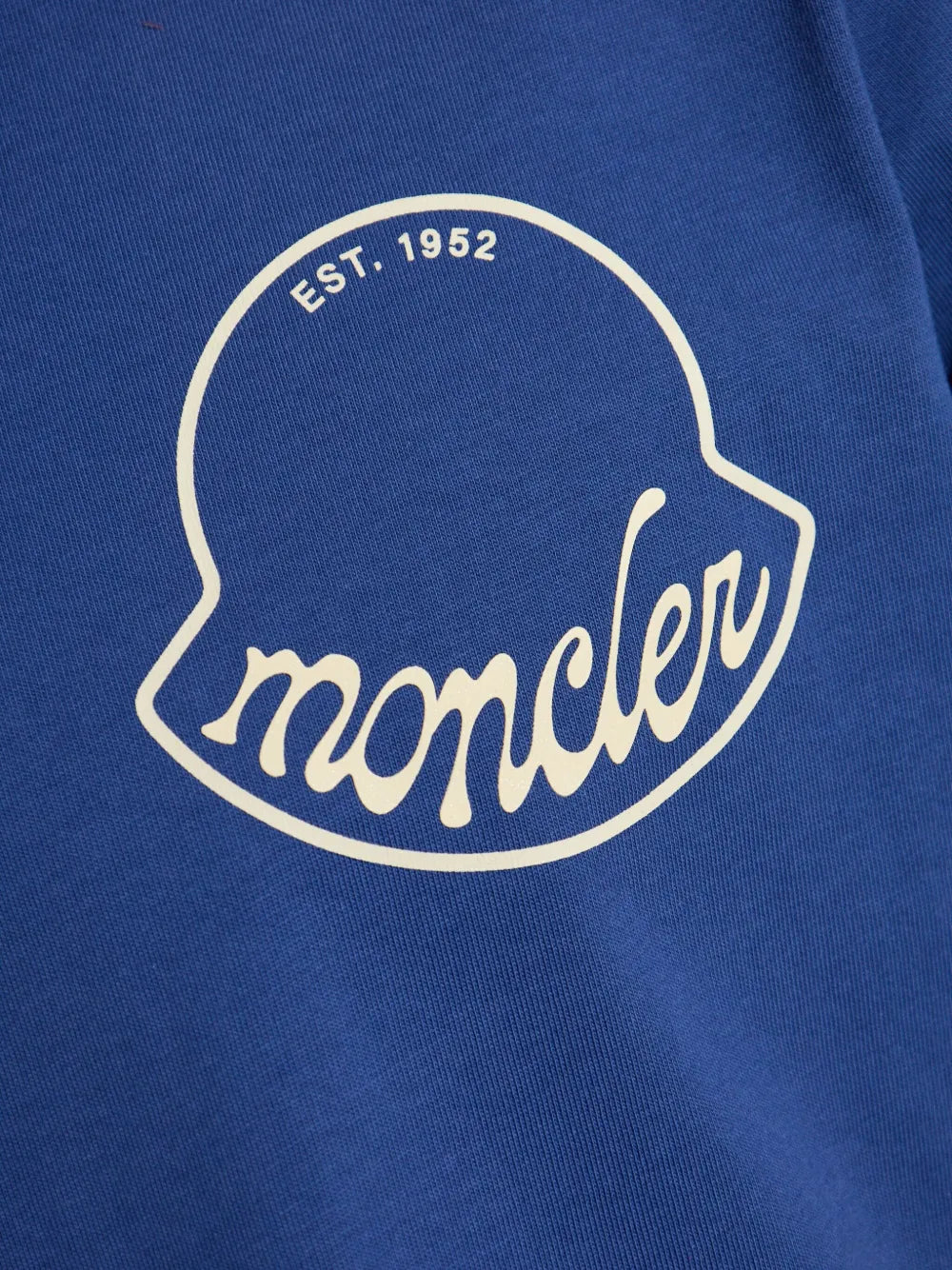 T-Shirts Logo T-Shirt Moncler Dunkelblau Herren
