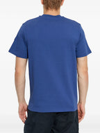 T-Shirts Logo T-Shirt Moncler Dunkelblau Herren