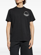 T-Shirts Logo T-shirt Moncler Schwarz Herren