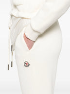 Pantalons Pantaloni della tuta Moncler Blanc Femme