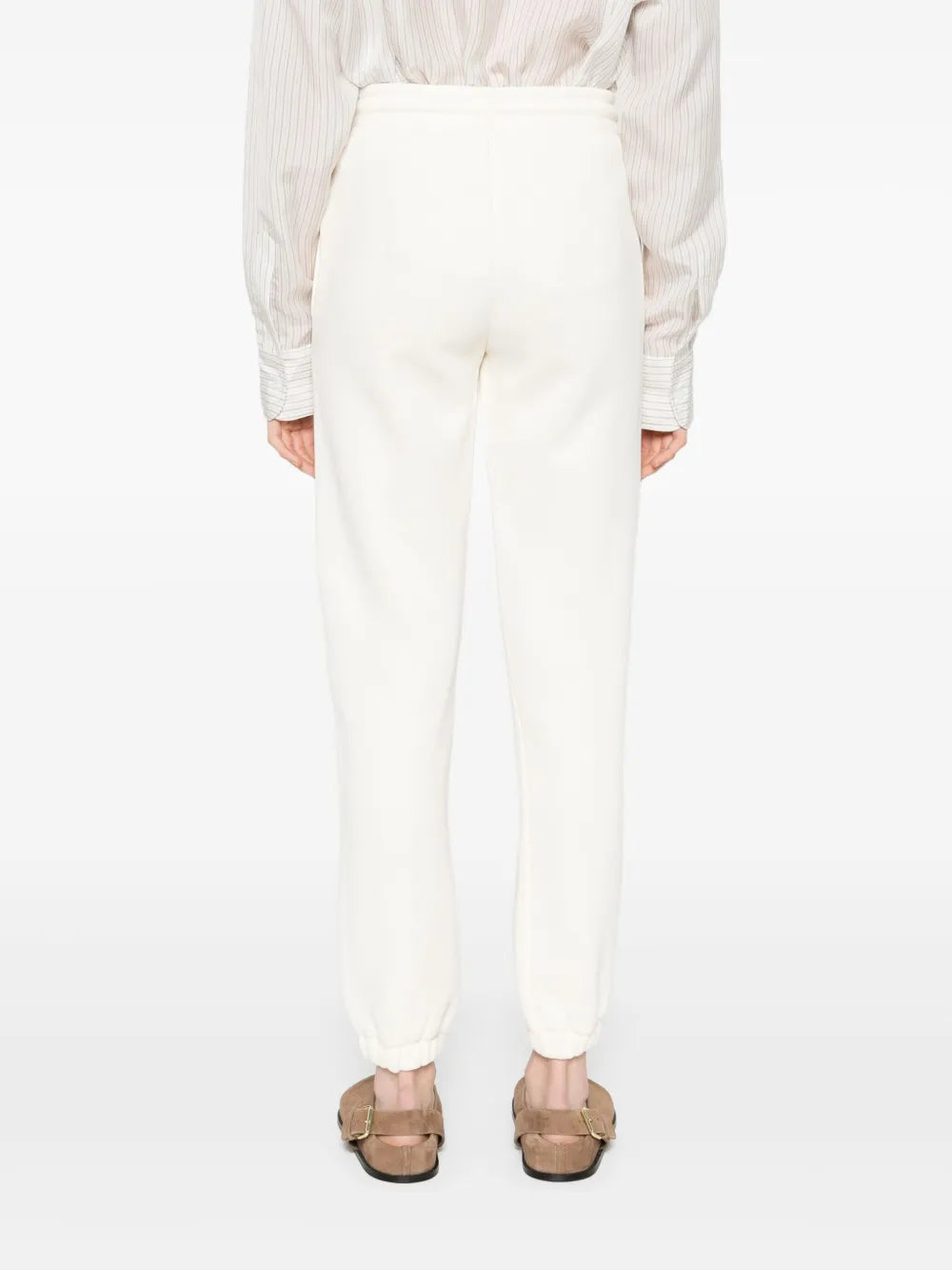 Pantalons Sweatpants Moncler Blanc Femme