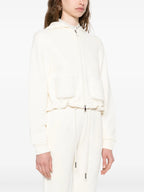 Vestes Veste zippée en coton Moncler Blanc Femme