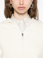 Vestes Veste zippée en coton Moncler Blanc Femme