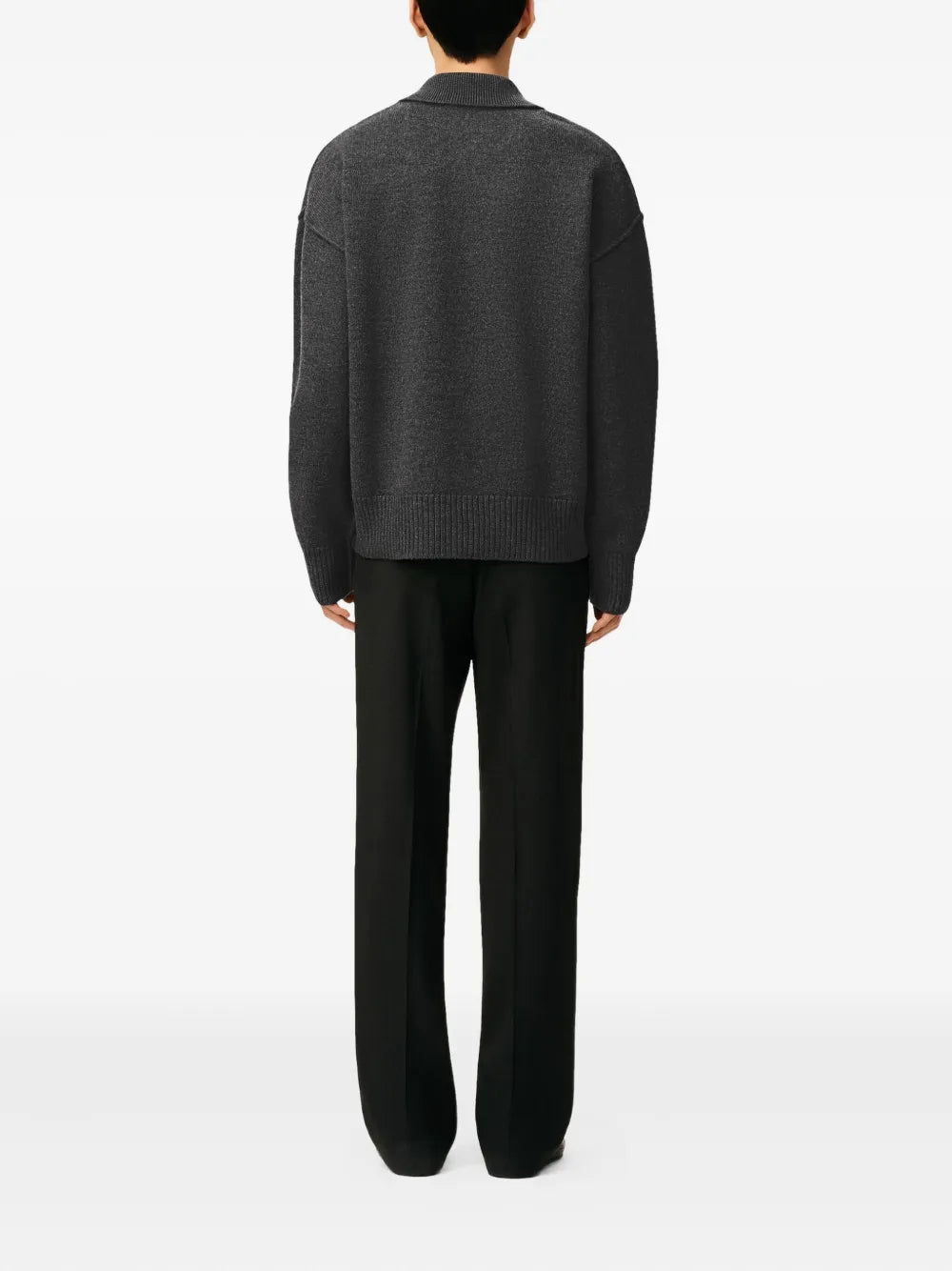 Polos Polo en laine Ami PARIS Gris Homme