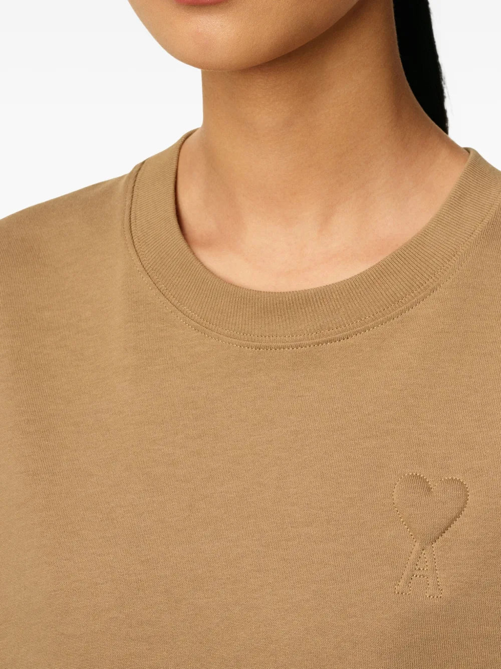 Image de l'article T-shirt en coton de la marque Ami PARIS pour Unisex - Saison Automne-Hiver 2025 - Vue détaillée_7