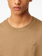 Imagen de la camiseta de algodón de la marca Ami PARIS para Unisex - Temporada Otoño-Invierno 2025 - Vista Detallada 5