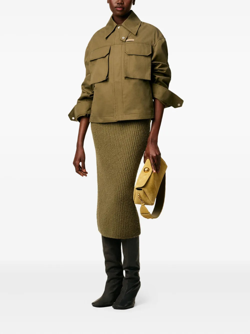 Image de l'article Veste Worker de la marque Ami PARIS pour Unisex - Saison Automne-Hiver 2025 - Vue détaillée_2