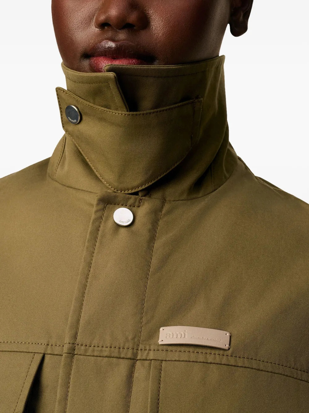 Image de l'article Veste Worker de la marque Ami PARIS pour Unisex - Saison Automne-Hiver 2025 - Vue détaillée_7